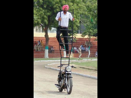 Home-grown stunt biker Mandeep Singh is Ferozepur’s pride