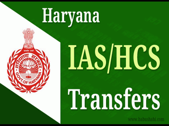 Four IAS and 8 HCS officers transferred