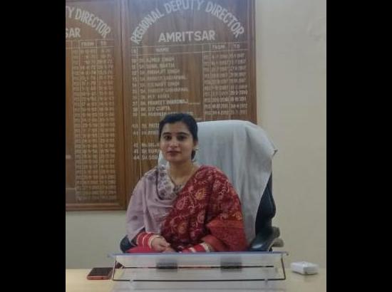 Anamjyot Kaur joins as DD Urban Local Bodies Amritsar