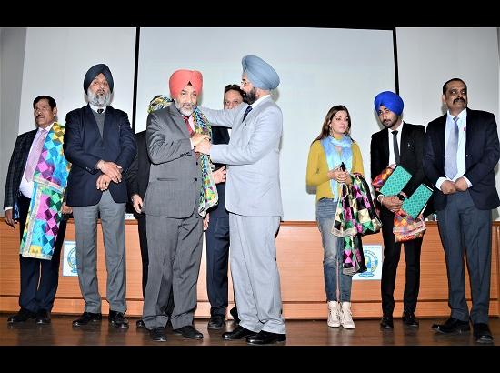 GNDU honours MRSPTU registrar professor Jasbir Singh Hundal with award of appreciation for contribution in field of Academic Administration