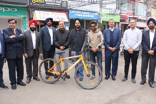 International Cyclist Feroza Suresh leads Avon CycloGreen in Ludhiana 