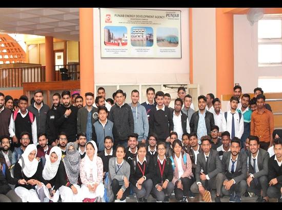 Students of Aryans College of Engineering visited PEDA