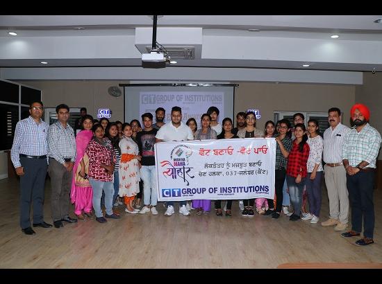 CT Group organises voting awareness seminar