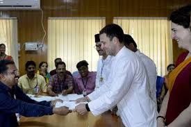 Rahul Gandhi files his nomination papers in Kerala 