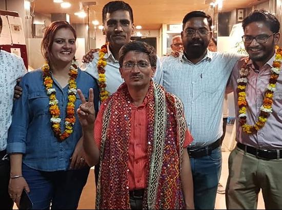 Rawat-Duggal-Handa panel sweeps Chandigarh Press Club polls
