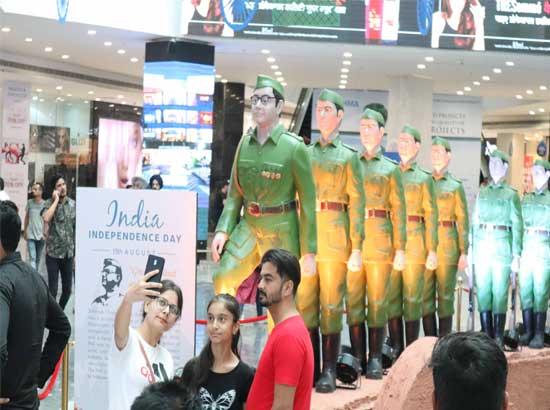 Tribute to Subhash Chandra Bose at Elante Mall