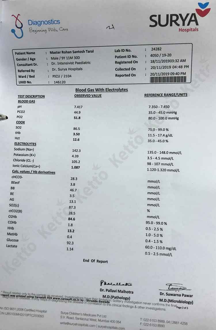 My Son is lying unconscious and I urgently need your help to save hin,Kitto 