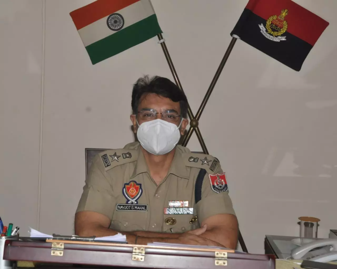 Conquering COVID-19 SSP Jalandhar Rural Navjot Mahal joins duty after 18 days 