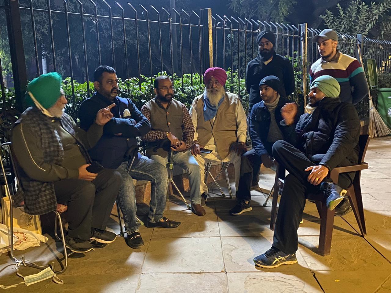 Vice Chairman BACKFINCO Mohammad Gulab joins farmers protes