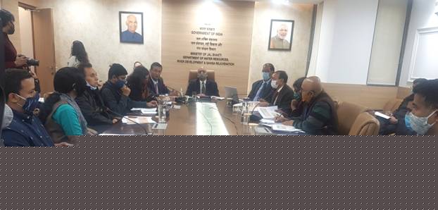 Secretary, Ministry of Jal shakti briefs media on budgetary allocations
